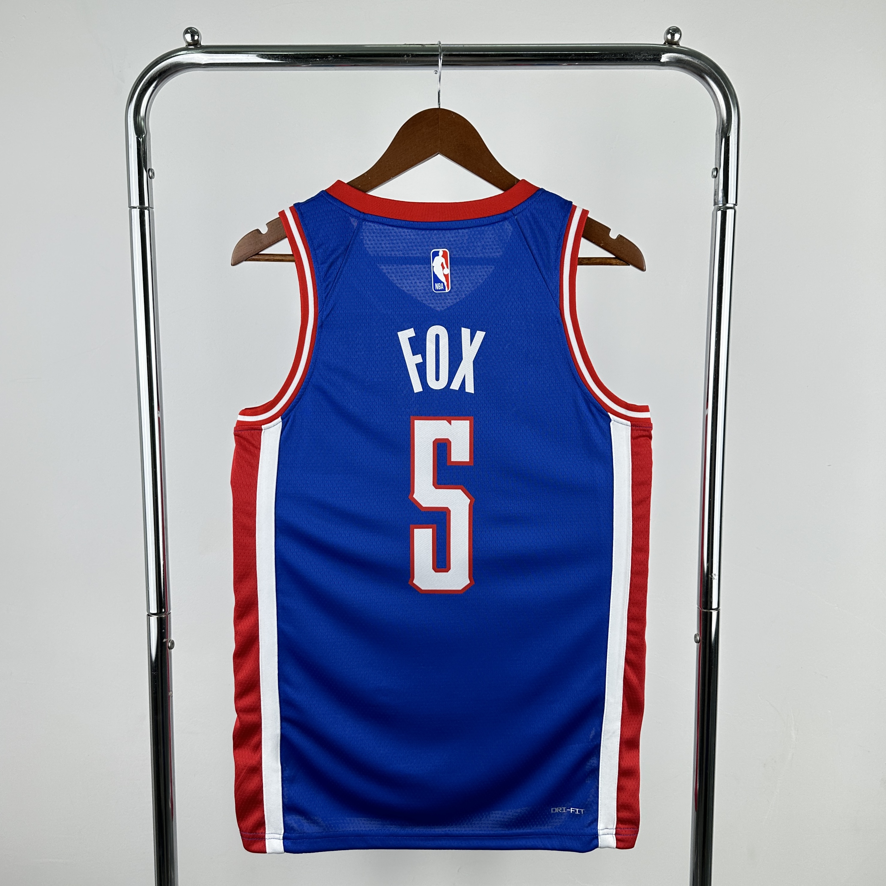 Men Sacramento Kings #5 Fox Blue City Edition Season Nike 2025 NBA Jersey